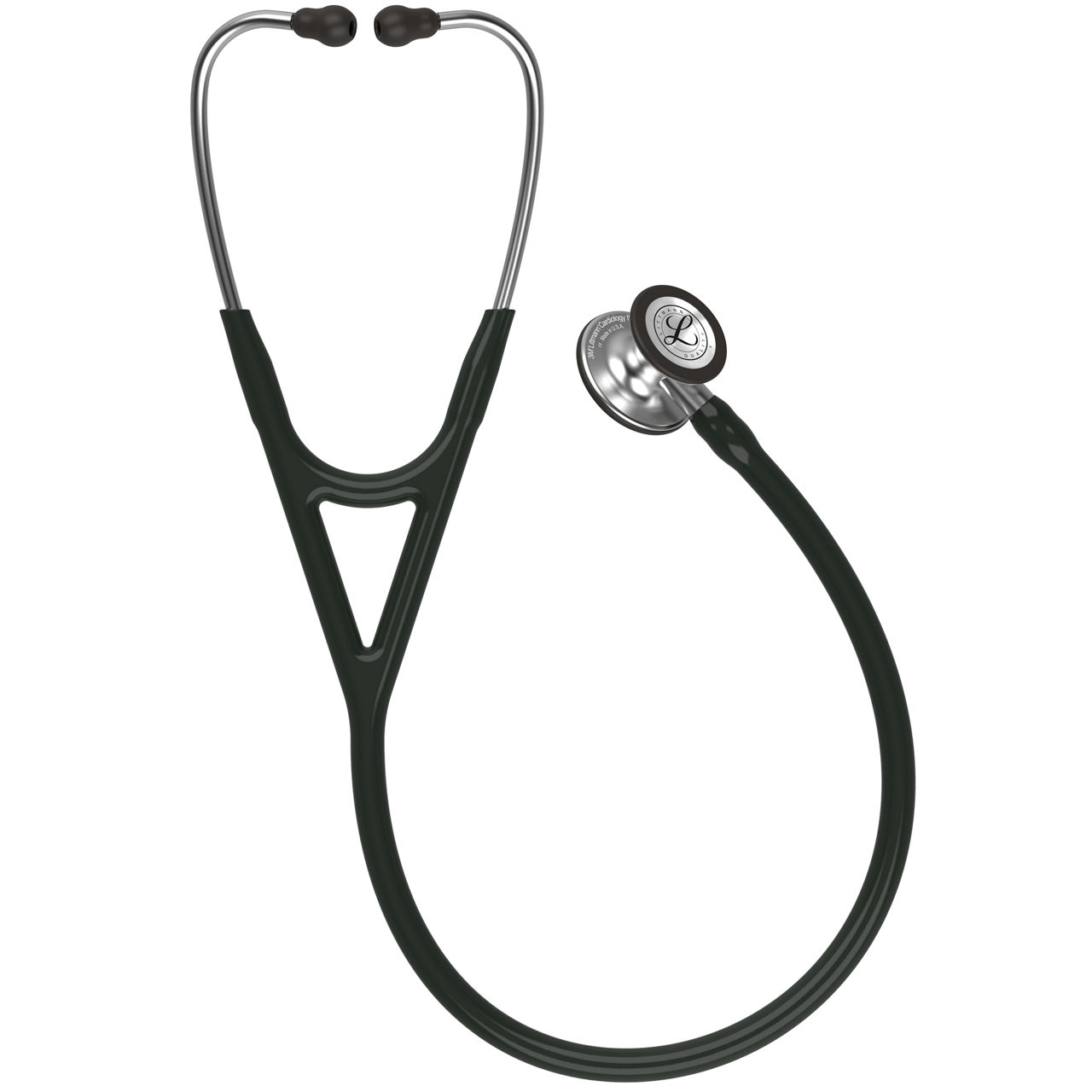 3M Littmann Cardiology IV Standard-Finish Chestpiece, Black Tube