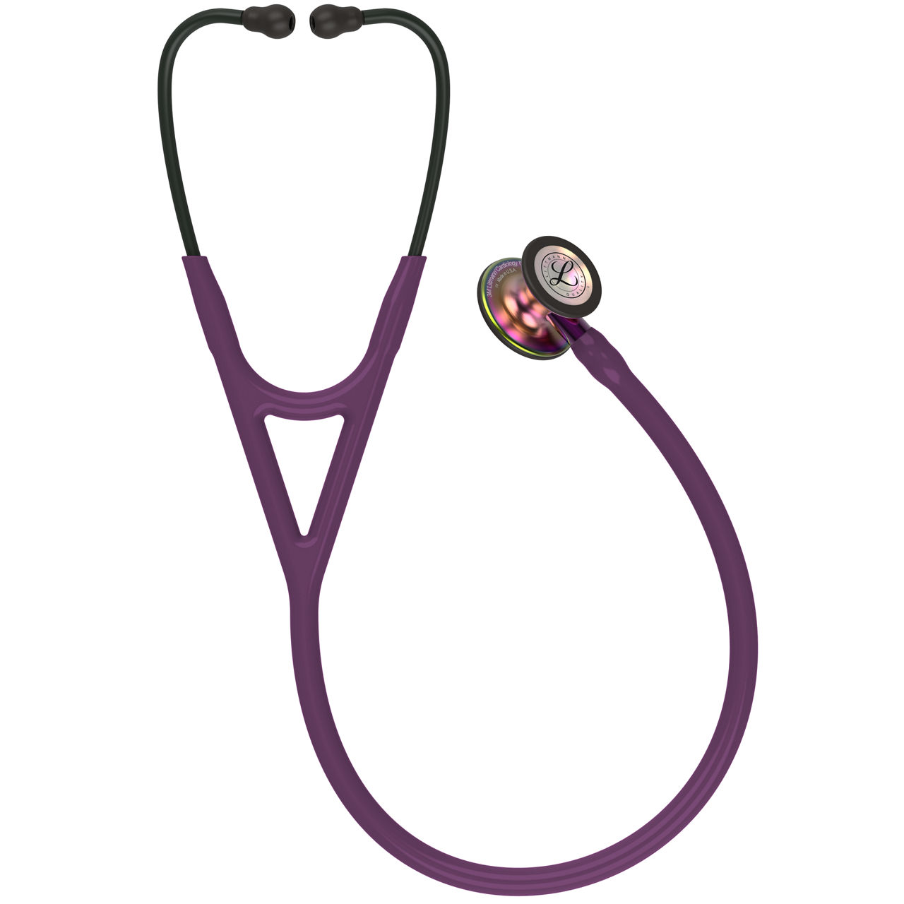 3M Littmann Cardiology IV Rainbow-Finish Chestpiece, Plum Tube, Violet Stem