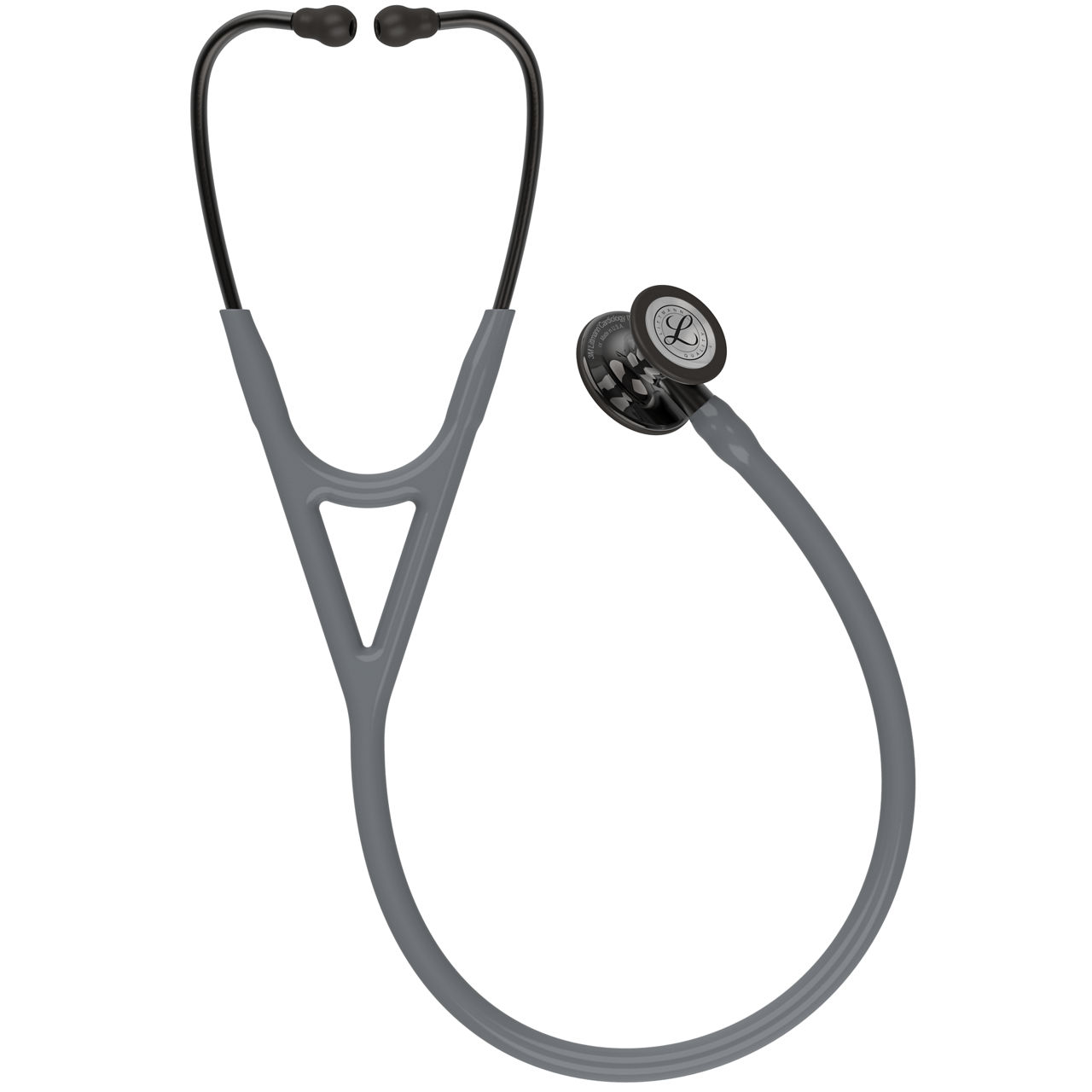 3M Littmann Cardiology IV High Polish Smoke Chestpiece, Gray Tube, Smoke Stem