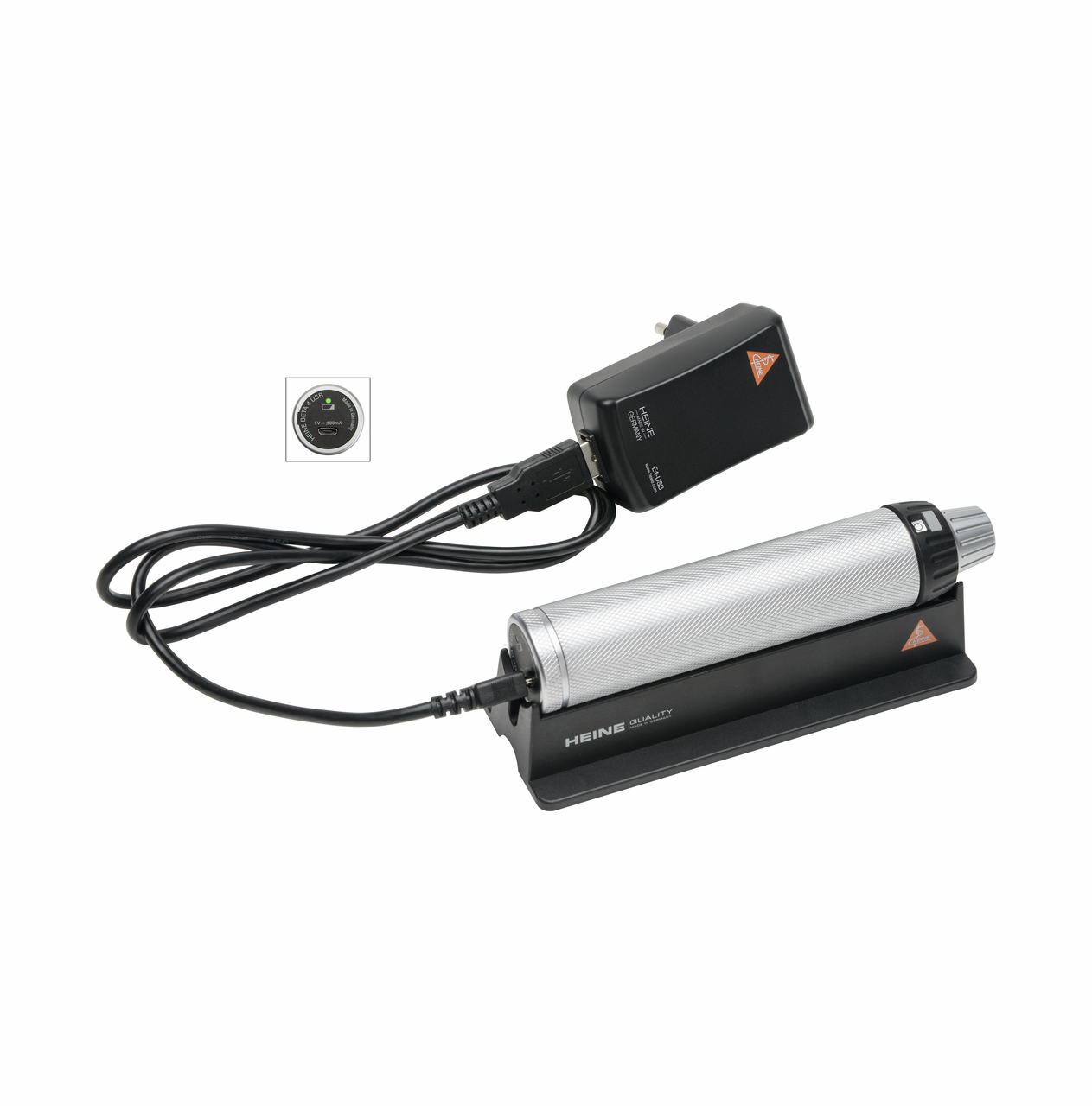 Beta 4 USB rechargeable handle with Li-Ion battery with charging Accessories