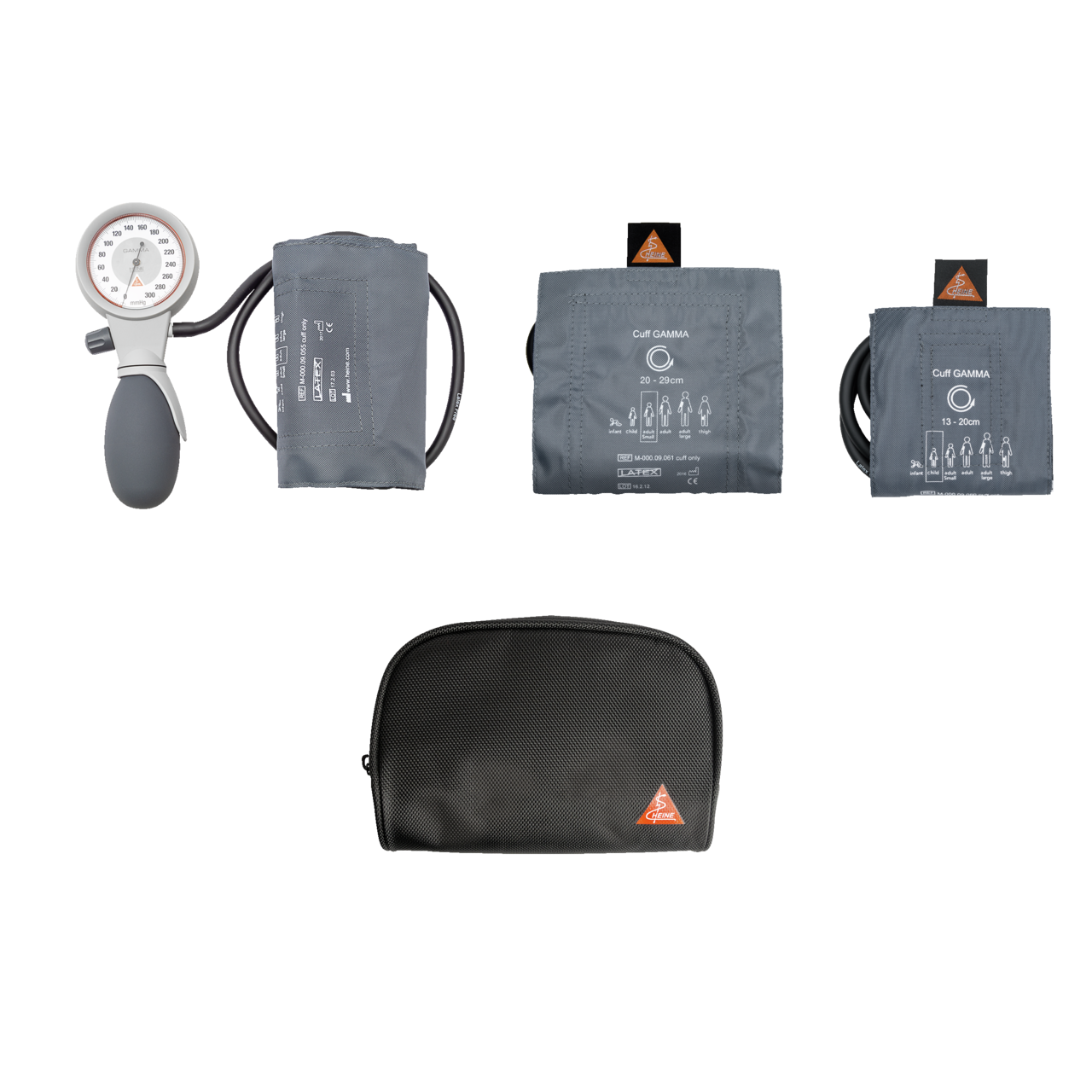 Gamma G5 Practice Kit with 3 cuffs (Child, Adult small & adult)