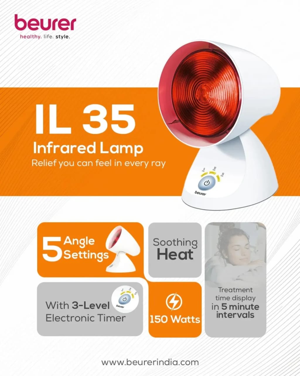Beurer IL 35 Infrared Lamp