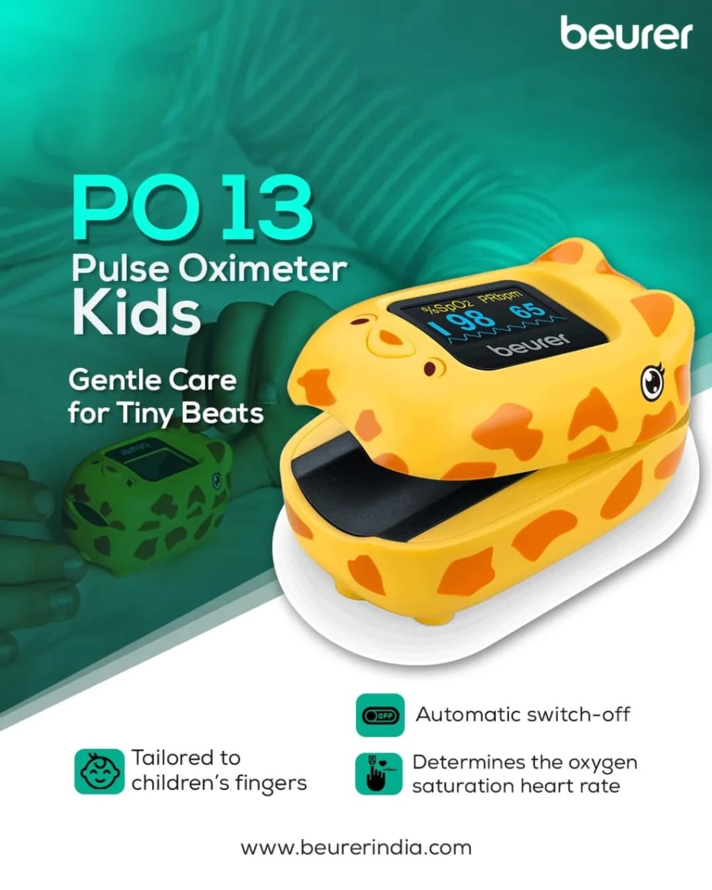 Beurer PO 13 Kids Pulse Oximeter